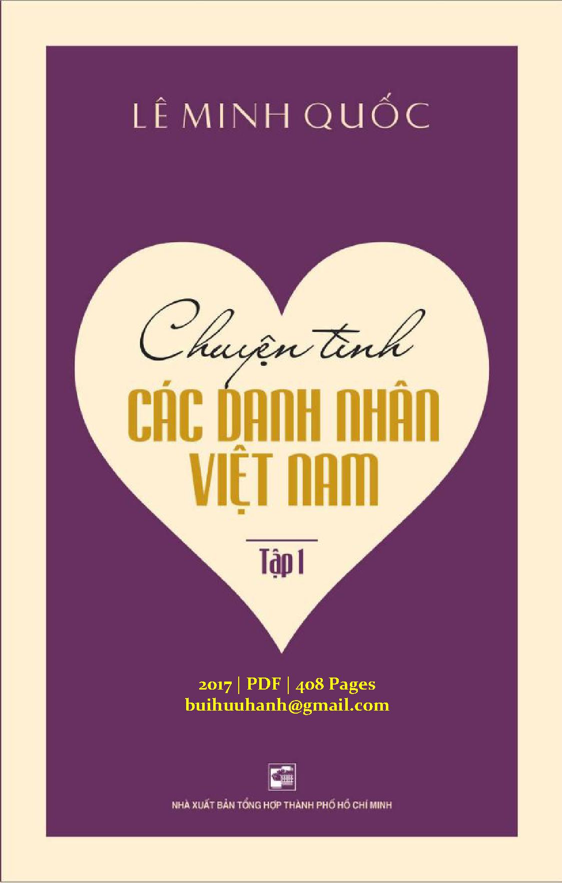 Chuyện Tình Các Danh Nhân Việt Nam Tập 1