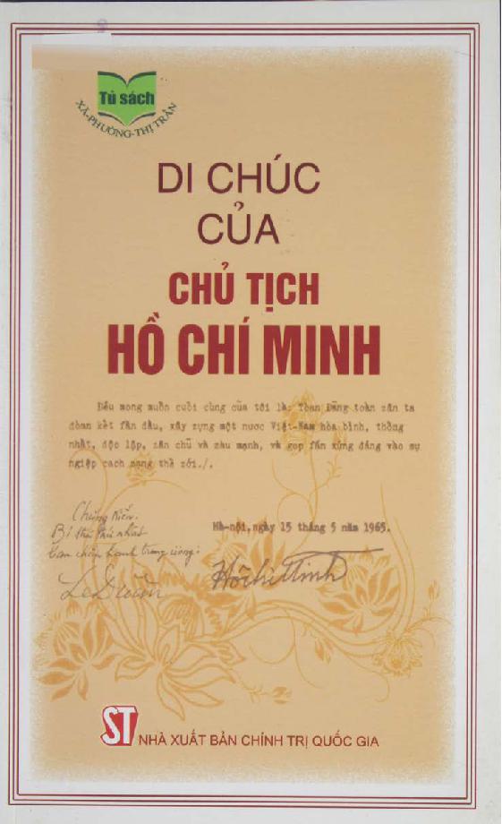 Di Chúc Của Chủ Tịch Hồ Chí Minh