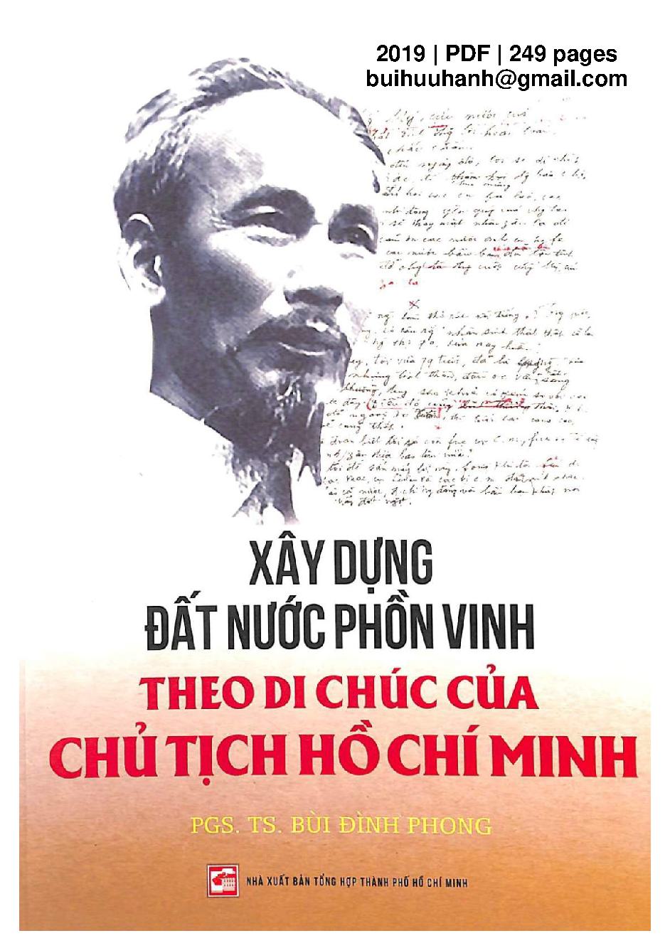 Xây Dựng Đất Nước Phồn Vinh Theo Di Chúc Của Chủ Tịch Hồ Chí Minh