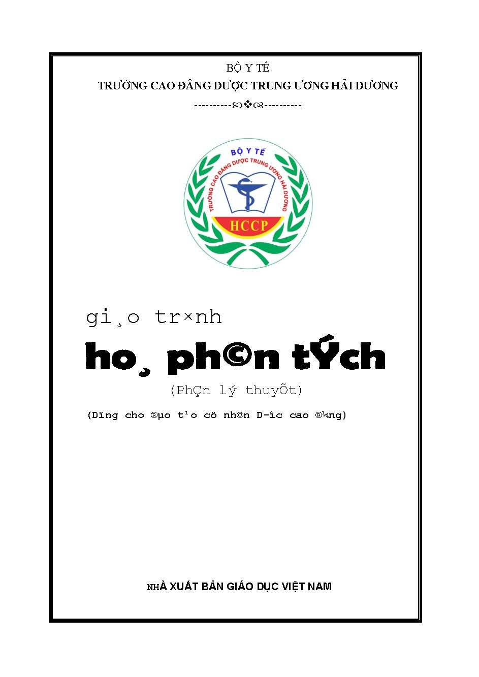 HOA PHAN TICH LY THUYET